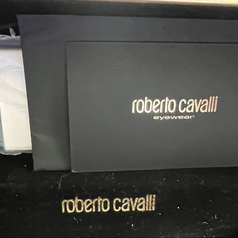Roberto Cavalli 💯% Authentic Gorgona Aviator Sunglasses w/case 😎 Pre-Loved/EUC❤️ - Picture 9 of 11